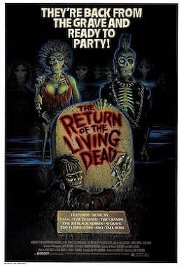 Return of the living dead movie poster