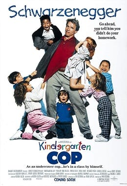 Kindergarten cop movie poster